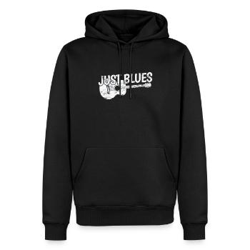 Just Blues Musik Trompete Chicago Blues - Männer Premium Bio Hoodie - Schwarz - Vorne - Nico (187cm)
