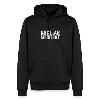 Nuclear Physicist Medicine Studies - Men’s Premium Organic Hoodie - black - Front - Nico (187cm)