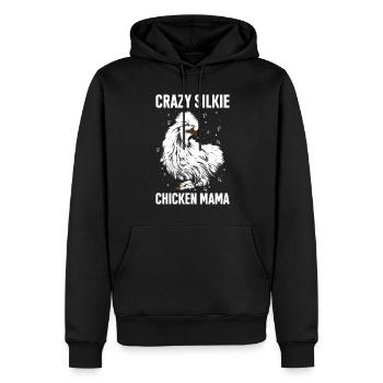 Silkie Huhn Lustige Farm Tierliebhaber - Männer Premium Bio Hoodie - Schwarz - Vorne - Nico (187cm)