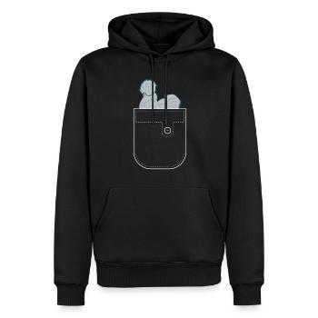 Silkie Huhn Lustige Farm Tierliebhaber - Männer Premium Bio Hoodie - Schwarz - Vorne - Nico (187cm)
