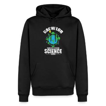 Bachelor of Environmental Science Umweltschutz - Männer Premium Bio Hoodie - Schwarz - Vorne - Nico (187cm)
