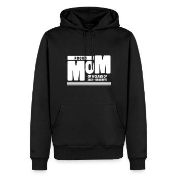 Proud Mom of A Class of 2022 Graduate Gift Senior - Men’s Premium Organic Hoodie - black - Front - Nico (187cm)