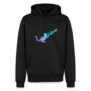 Pastell Katze Freunde Feline Pet Lover - Männer Premium Bio Hoodie - Schwarz - Vorne - Nico (187cm)