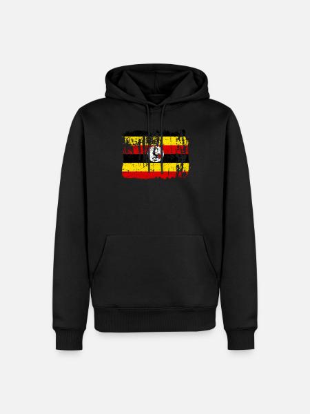 Uganda - Men’s Premium Organic Hoodie - black
