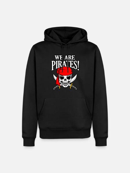 Pirate - Men’s Premium Organic Hoodie - black