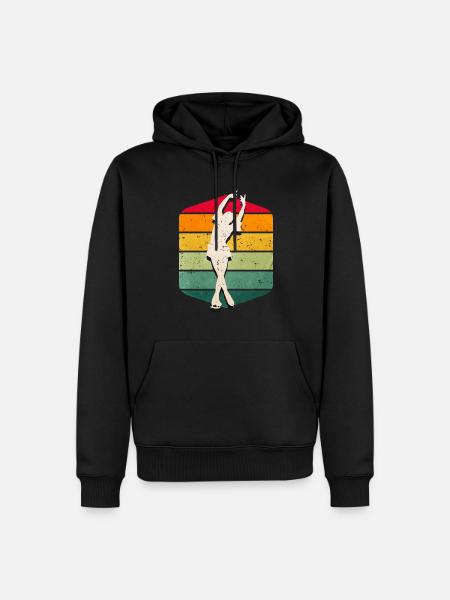 Figure skating - Men’s Premium Organic Hoodie - black