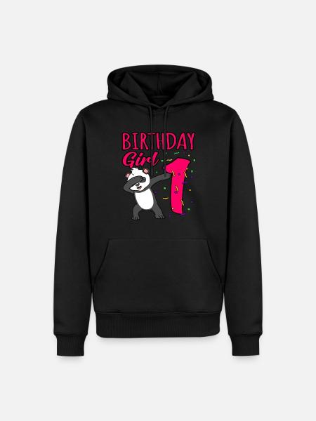 1st birthday - Men’s Premium Organic Hoodie - black