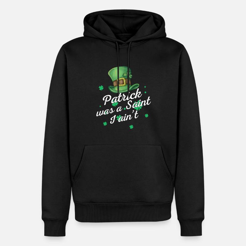 Saint-Patrick - Sweat à capuche Premium bio Homme - noir