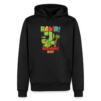 2. Geburtstag - Männer Premium Bio Hoodie - Schwarz - Vorne - Nico (187cm)