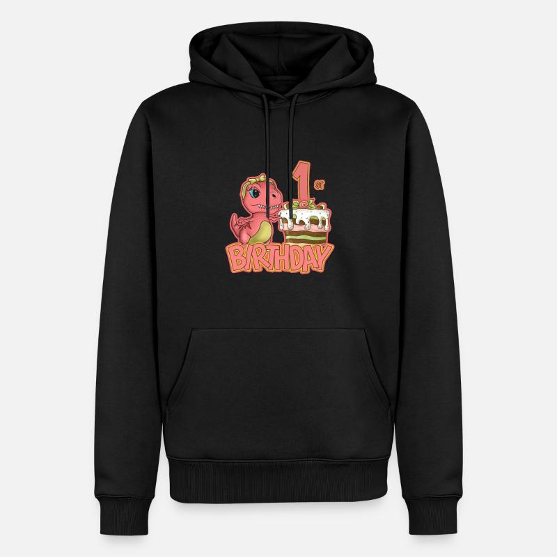 1er anniversaire - Sweat à capuche Premium bio Homme - noir