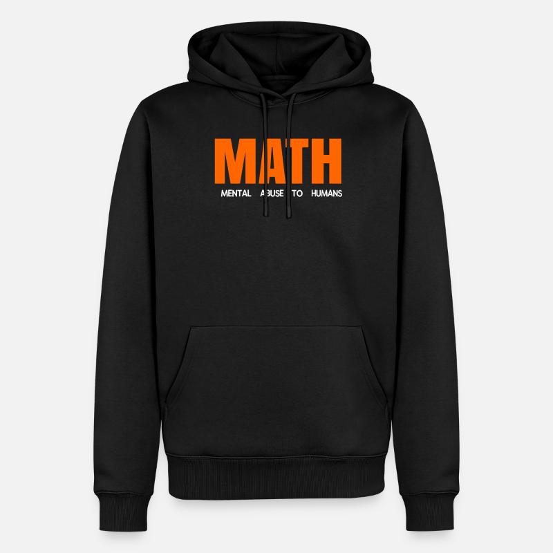 Mathematik - Männer Premium Bio Hoodie - Schwarz