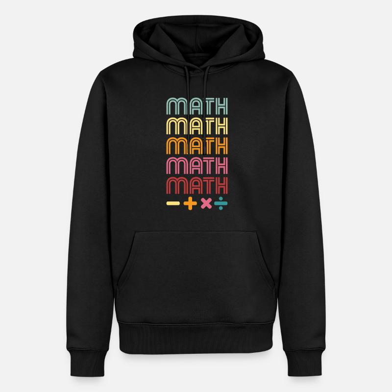 Mathematik - Männer Premium Bio Hoodie - Schwarz