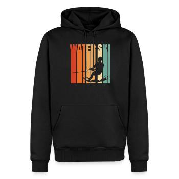 Water ski - Men’s Premium Organic Hoodie - black - Front - Nico (187cm)