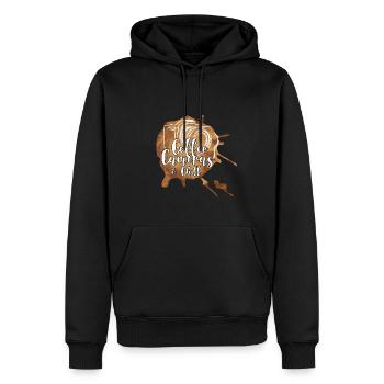 Camera photography lover coffee cool gift - Men’s Premium Organic Hoodie - black - Front - Nico (187cm)