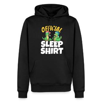 Schlafende Schlangen geschenk - Männer Premium Bio Hoodie - Schwarz - Vorne - Nico (187cm)