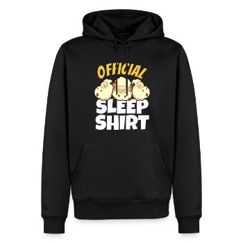Nettes Schlafendes Schaf-geschenk - Männer Premium Bio Hoodie - Schwarz - Vorne - Nico (187cm)