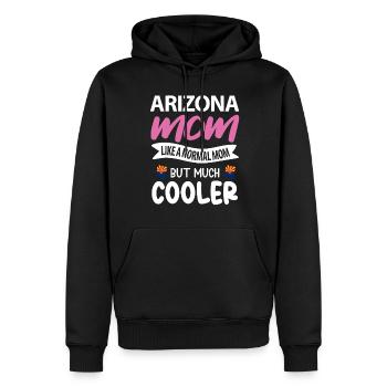 Arizona mutter geschenk - Männer Premium Bio Hoodie - Schwarz - Vorne - Nico (187cm)