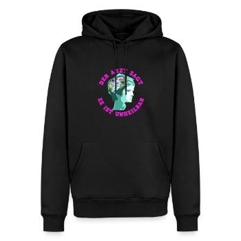 Garten Lustig Spruch Geschenk - Männer Premium Bio Hoodie - Schwarz - Vorne - Nico (187cm)