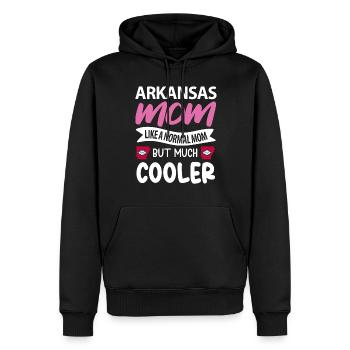 Arkansas mutter geschenk - Männer Premium Bio Hoodie - Schwarz - Vorne - Nico (187cm)