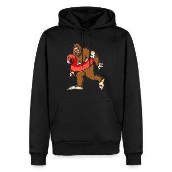Flamingo Lustiges Flamingo Vogel Geschenk - Männer Premium Bio Hoodie - Schwarz - Vorne - Nico (187cm)
