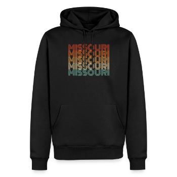 Missouri Einwohner Geschenk - Männer Premium Bio Hoodie - Schwarz - Vorne - Nico (187cm)