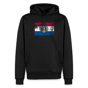 Missouri flaggen geschenk - Männer Premium Bio Hoodie - Schwarz - Vorne - Nico (187cm)