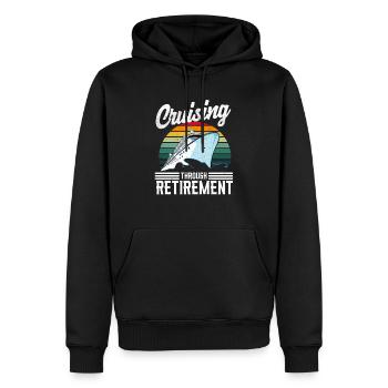 Kreuzfahrt - Männer Premium Bio Hoodie - Schwarz - Vorne - Nico (187cm)