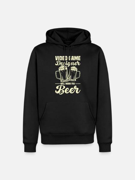 Video Game Designer - Männer Premium Bio Hoodie - Schwarz