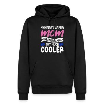 Pennsylvanie muttet-geschenk - Sweat à capuche Premium bio Homme - noir - Devant - Nico (187cm)