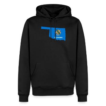 Beauté de l’Oklahoma cadeau - Sweat à capuche Premium bio Homme - noir - Devant - Nico (187cm)