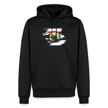 Geschenk Für Einwohner Von West Virginia - Männer Premium Bio Hoodie - Schwarz - Vorne - Nico (187cm)
