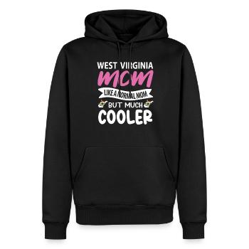 West Virginia mutter geschenk - Männer Premium Bio Hoodie - Schwarz - Vorne - Nico (187cm)