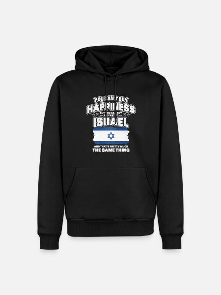 Israel - Men’s Premium Organic Hoodie - black