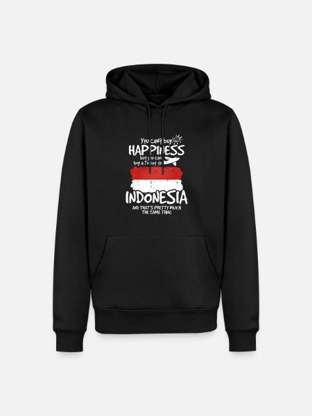 Indonesia - Men’s Premium Organic Hoodie - black