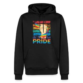 Stolz flagge Lgbt geschenk - Männer Premium Bio Hoodie - Schwarz - Vorne - Nico (187cm)