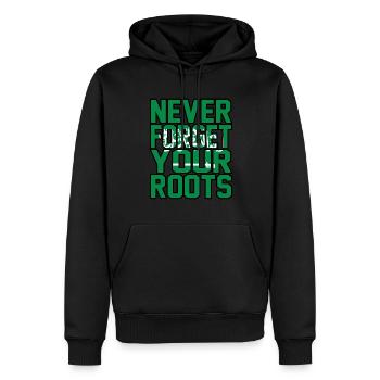 Saudi arabien - Männer Premium Bio Hoodie - Schwarz - Vorne - Nico (187cm)