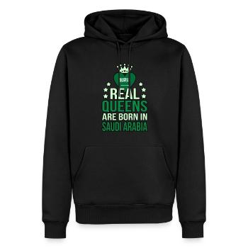 Saudi arabien - Männer Premium Bio Hoodie - Schwarz - Vorne - Nico (187cm)