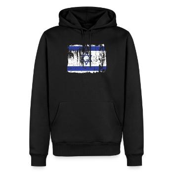 Chypre - Sweat à capuche Premium bio Homme - noir - Devant - Nico (187cm)