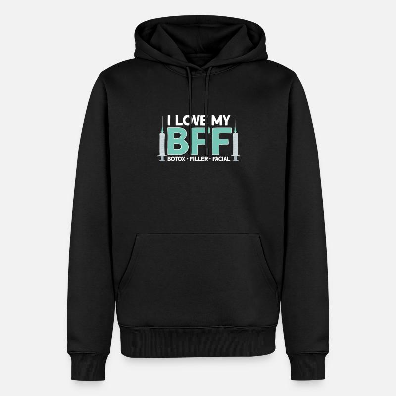 Botox - Männer Premium Bio Hoodie - Schwarz
