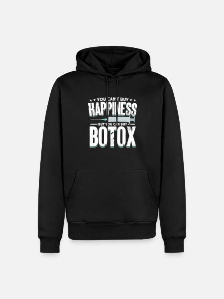 Botox - Männer Premium Bio Hoodie - Schwarz