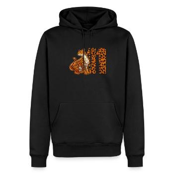 11 years old boy birthday Jaguar - Men’s Premium Organic Hoodie - black - Front - Nico (187cm)