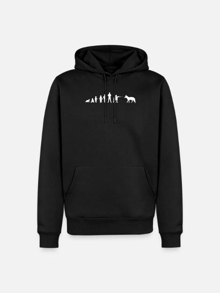 Kojotenjagd Kojote Geschenk - Männer Premium Bio Hoodie - Schwarz