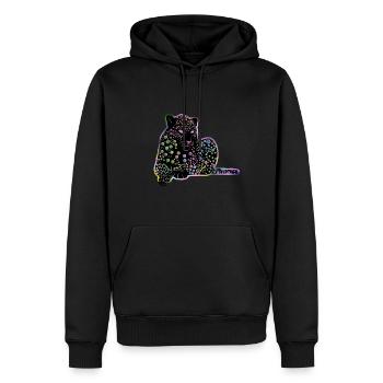 Drôle d’idée cadeau Jaguar - Sweat à capuche Premium bio Homme - noir - Devant - Nico (187cm)