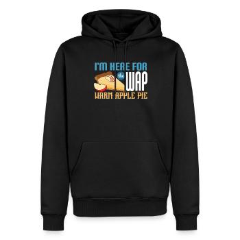 Apfelkuchen - Männer Premium Bio Hoodie - Schwarz - Vorne - Nico (187cm)