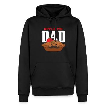 Apfelkuchen - Männer Premium Bio Hoodie - Schwarz - Vorne - Nico (187cm)