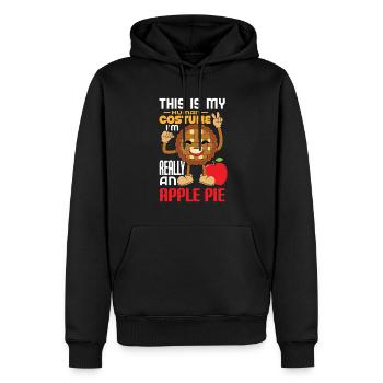 Apfelkuchen - Männer Premium Bio Hoodie - Schwarz - Vorne - Nico (187cm)