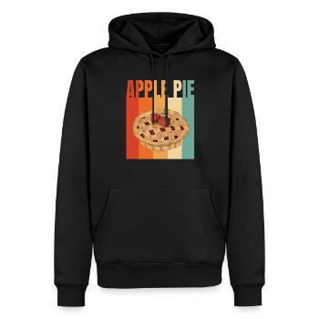 Apfelkuchen - Männer Premium Bio Hoodie - Schwarz - Vorne - Nico (187cm)