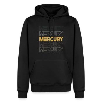 Mercure - Sweat à capuche Premium bio Homme - noir - Devant - Nico (187cm)