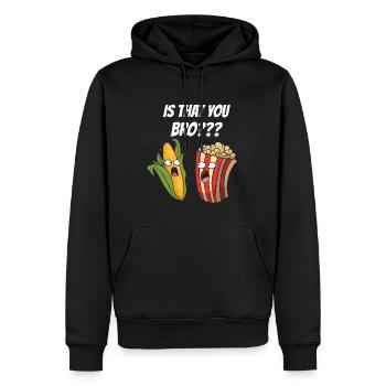 Bist du das, Bruder? - Männer Premium Bio Hoodie - Schwarz - Vorne - Nico (187cm)