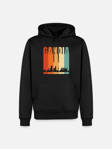 Gandia - Men’s Premium Organic Hoodie - black